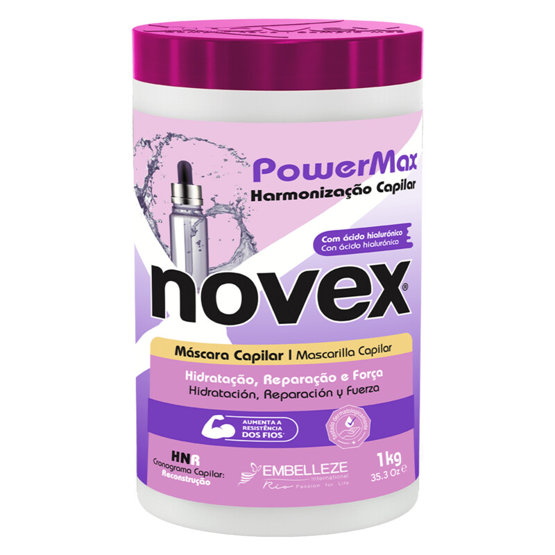 Máscara Novex PowerMax Harmonização Capilar 1Kg