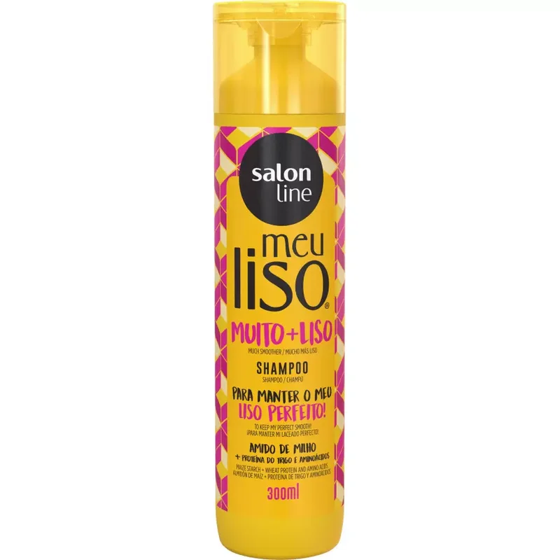 Salon Line Meu Liso Muito+Liso Shampoo 300ml