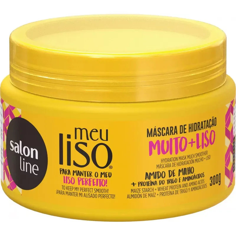 Salon Line Meu Liso Muito+Liso Máscara 300g