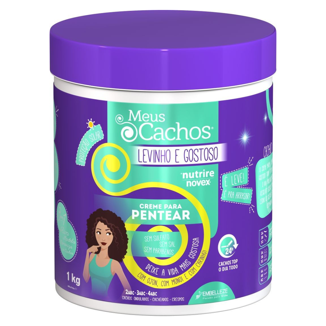 Creme de Pentear Novex Meus Cachos Levinho e Gostoso 1kg