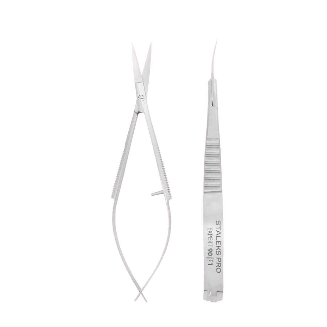 Microtesoura profissional EXPERT 90 TYPE 1 Staleks Pro