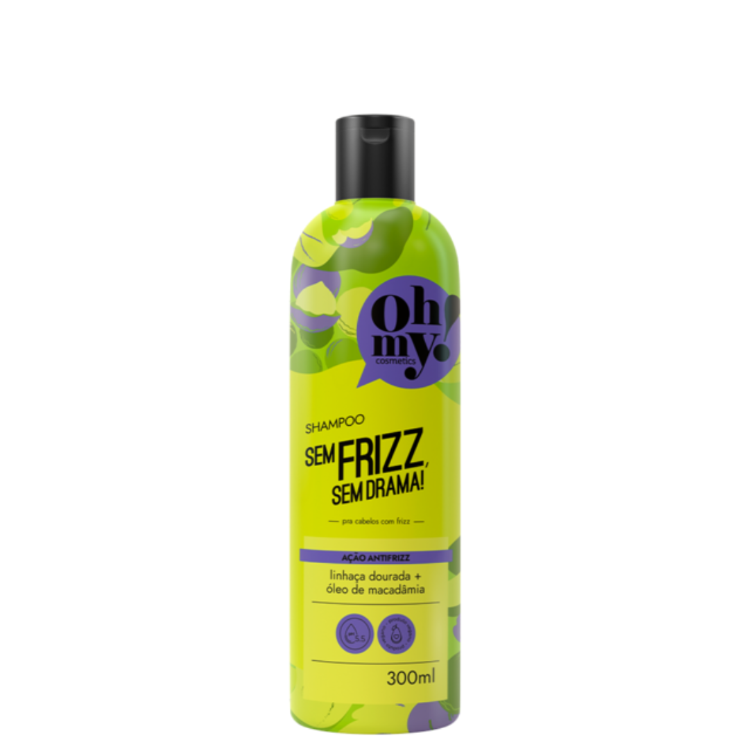 Shampoo Sem Frizz, Sem Drama  Oh My 300ml