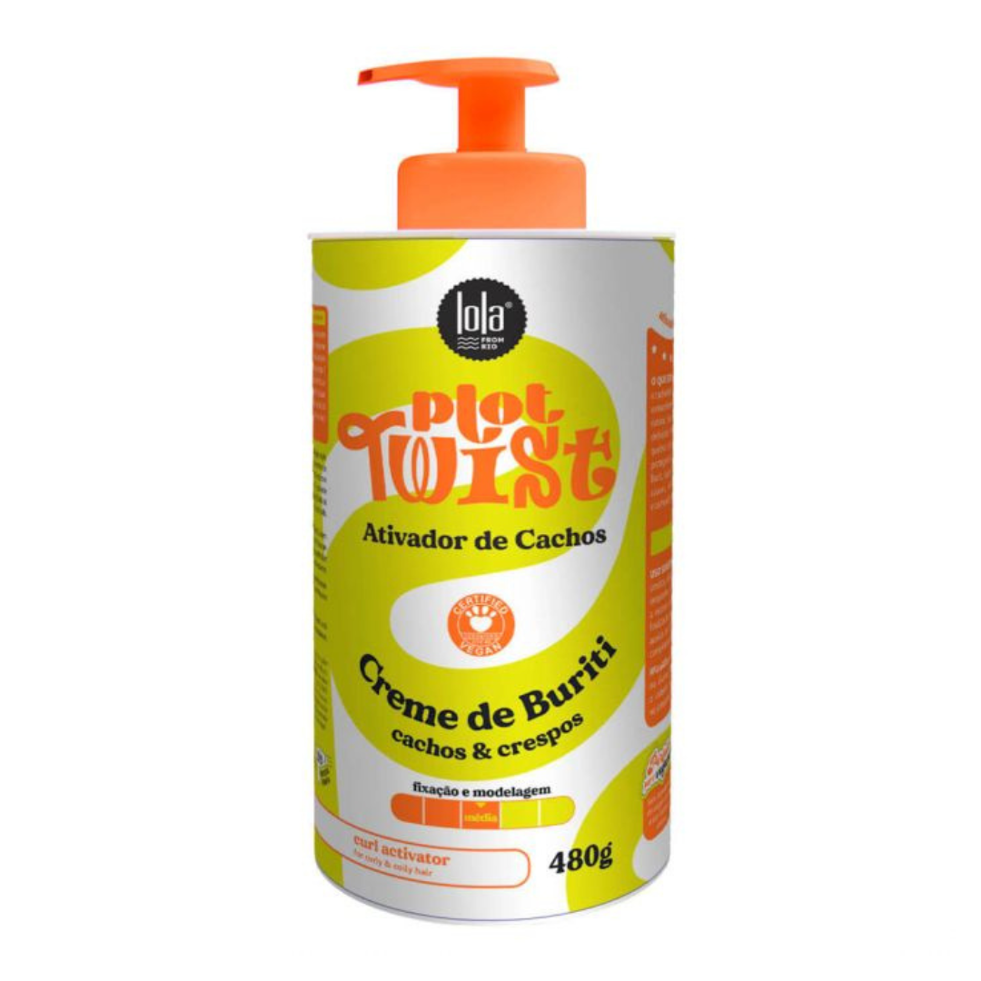 Plot Twist Ativador De Cachos, Creme De Buriti 480g Lola