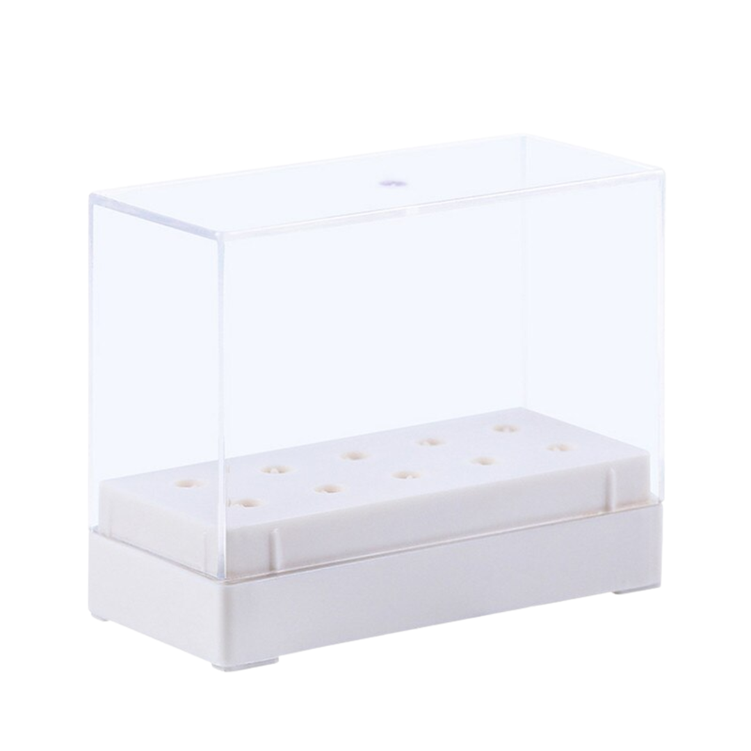 Caixa para Ponteiras Transparente 10pcs