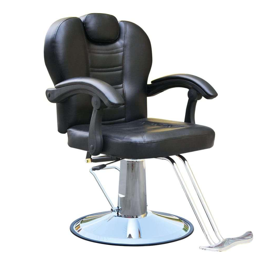 Cadeira de Barbeiro Clássica Preta