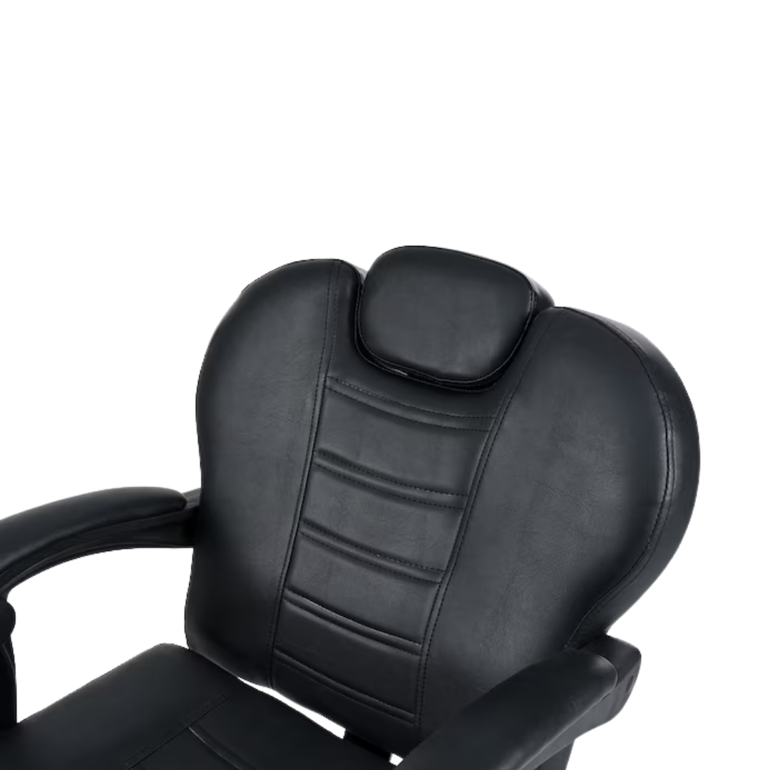 Cadeira de Barbeiro Clássica Preta - Image 2