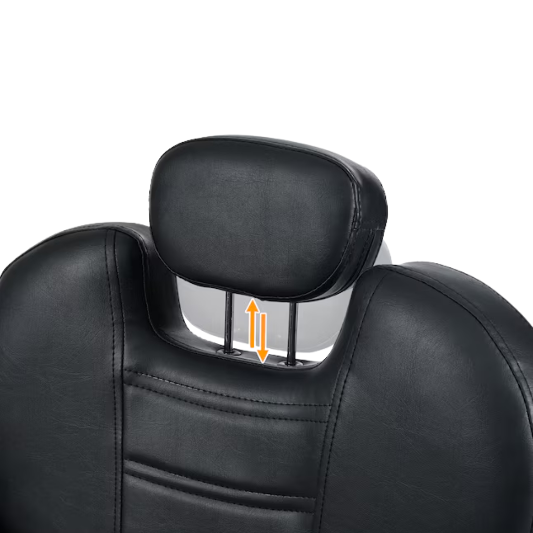 Cadeira de Barbeiro Clássica Preta - Image 3