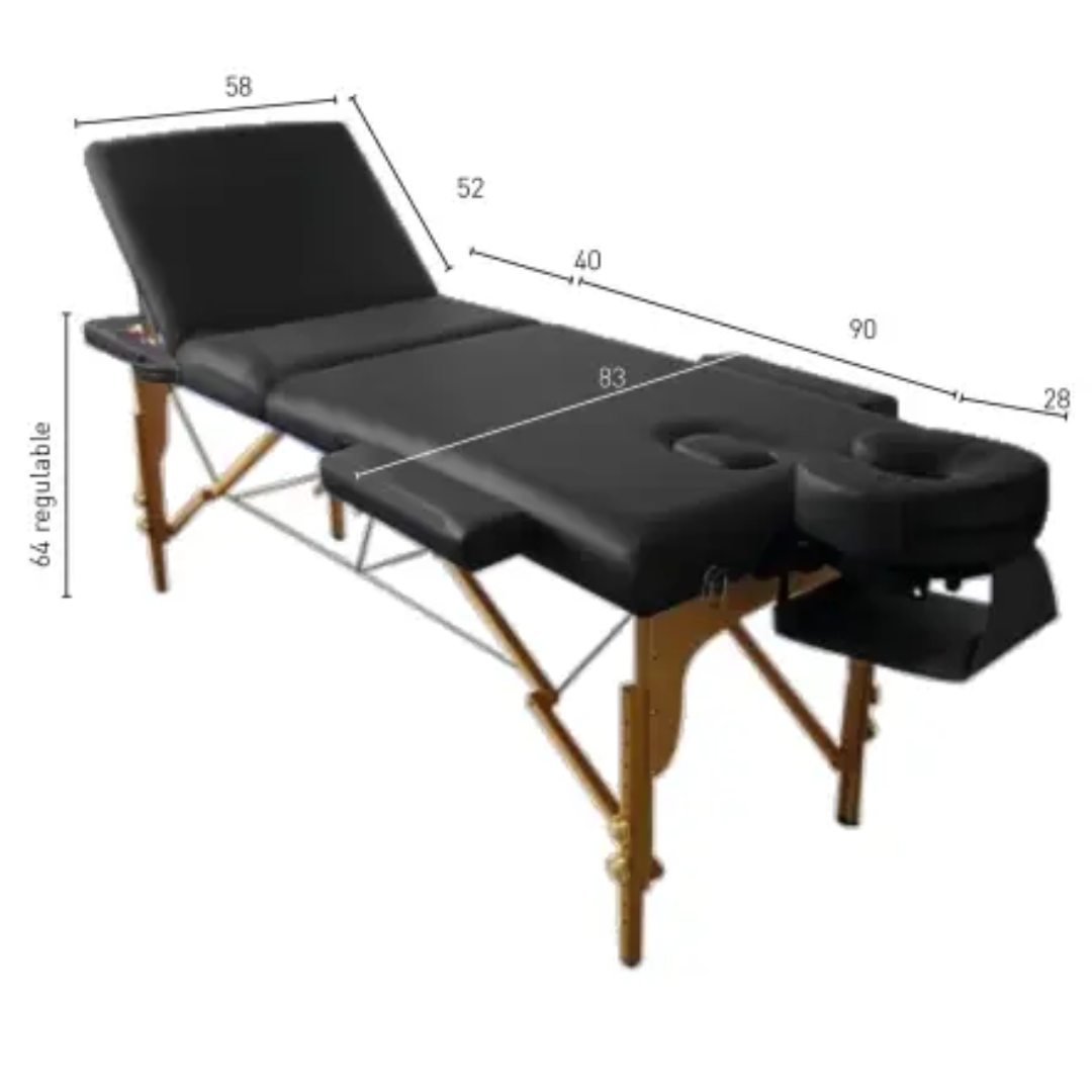 A Marquesa Dobrável 2 Corpos Preta - Image 2