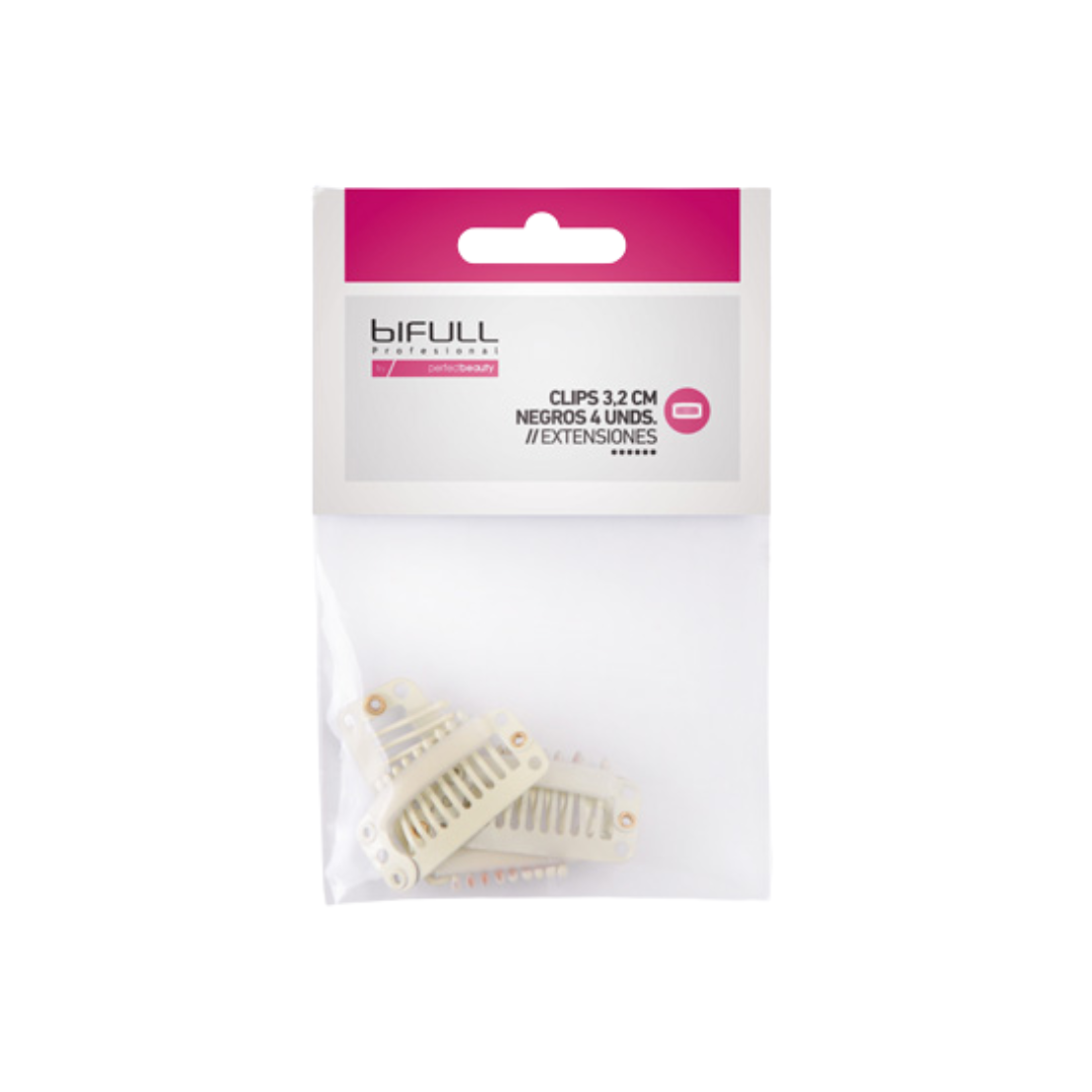Clips de Extensões 3,2 cm Loiros – 4 Unidades