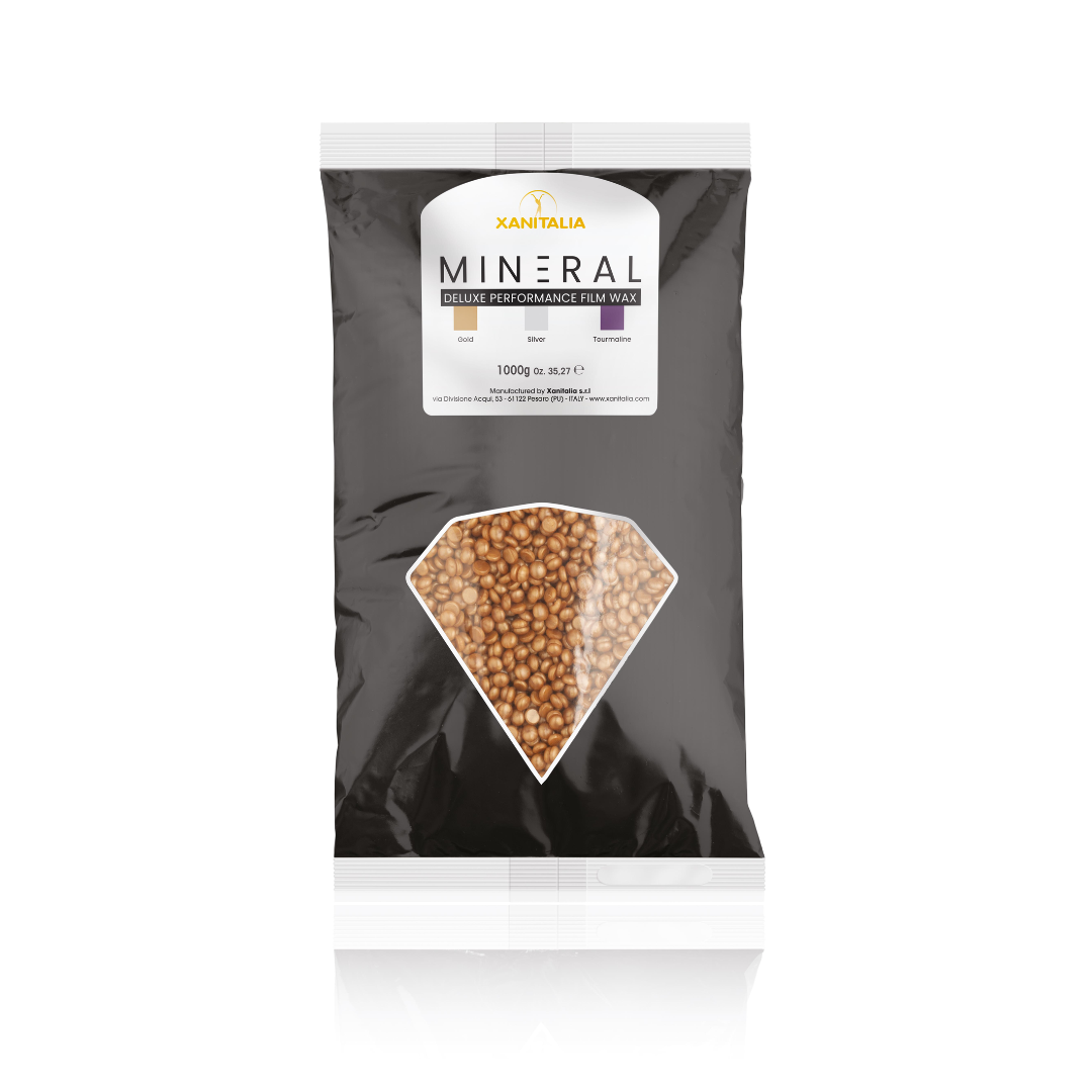 Cera Depilatória Profissional Mineral Gold 1Kg