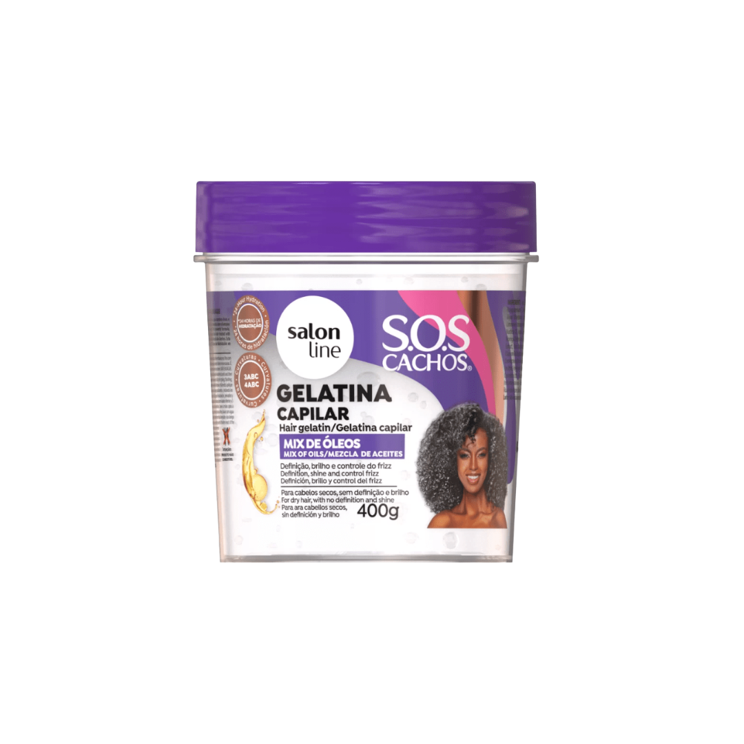 Gelatina Capilar SOS Mix de Óleos 400g