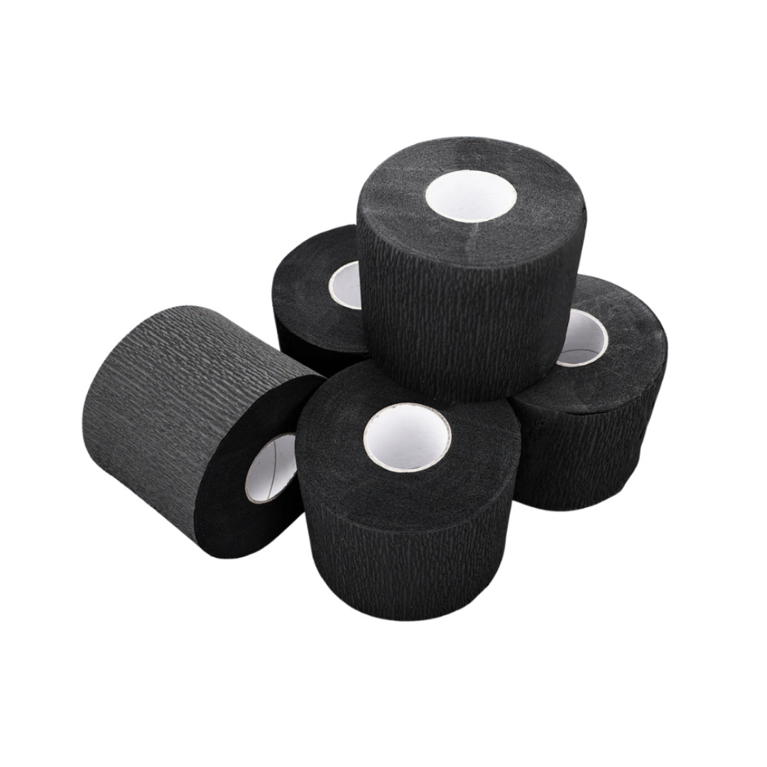 Rolo Papel Pescoço Preto 5 unidades