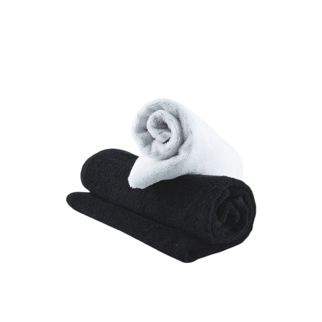 Toalha de Algodão Reciclado Comfort Preta - 90 x 50 cm