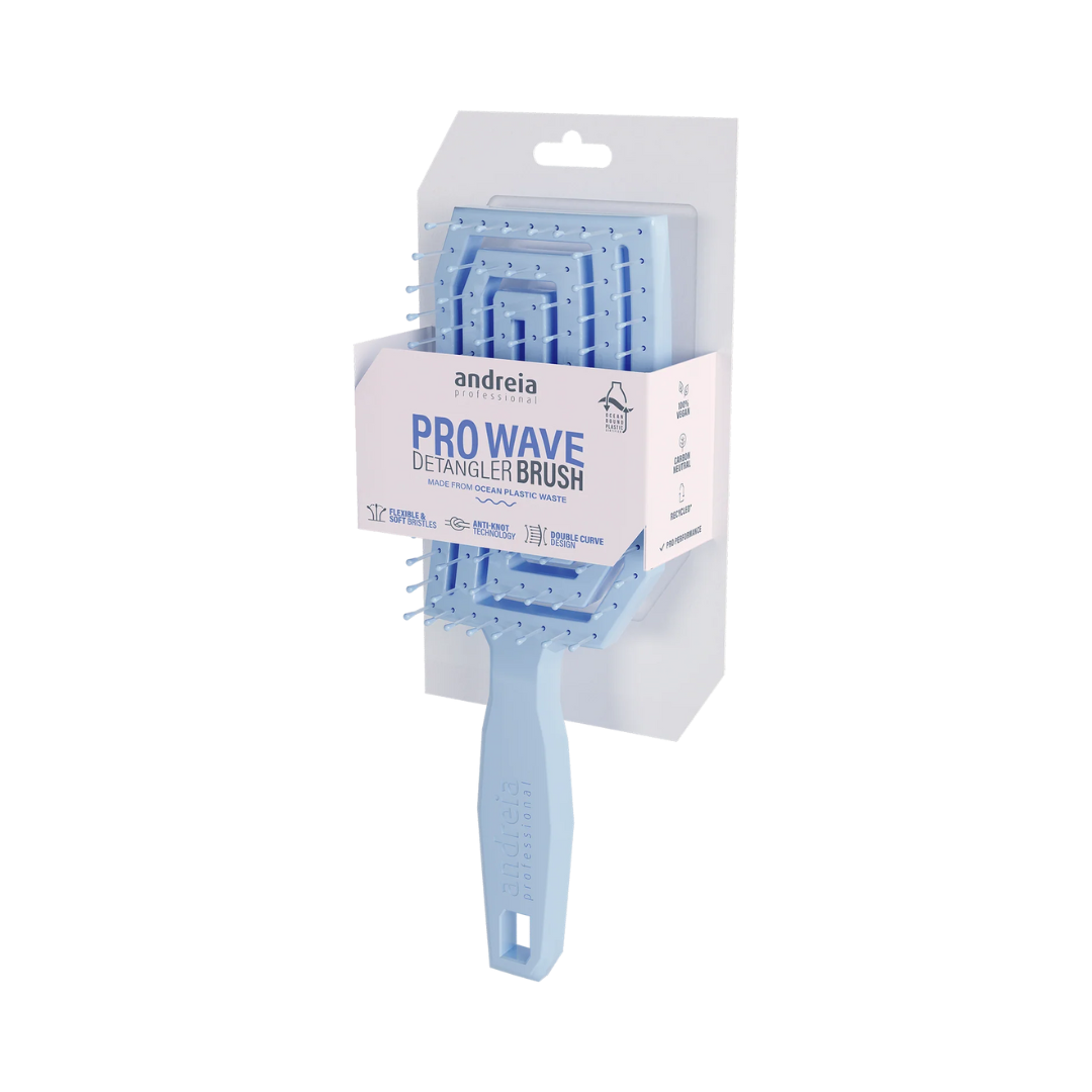 Andreia  Pro Wave Detangler Brush - Azul