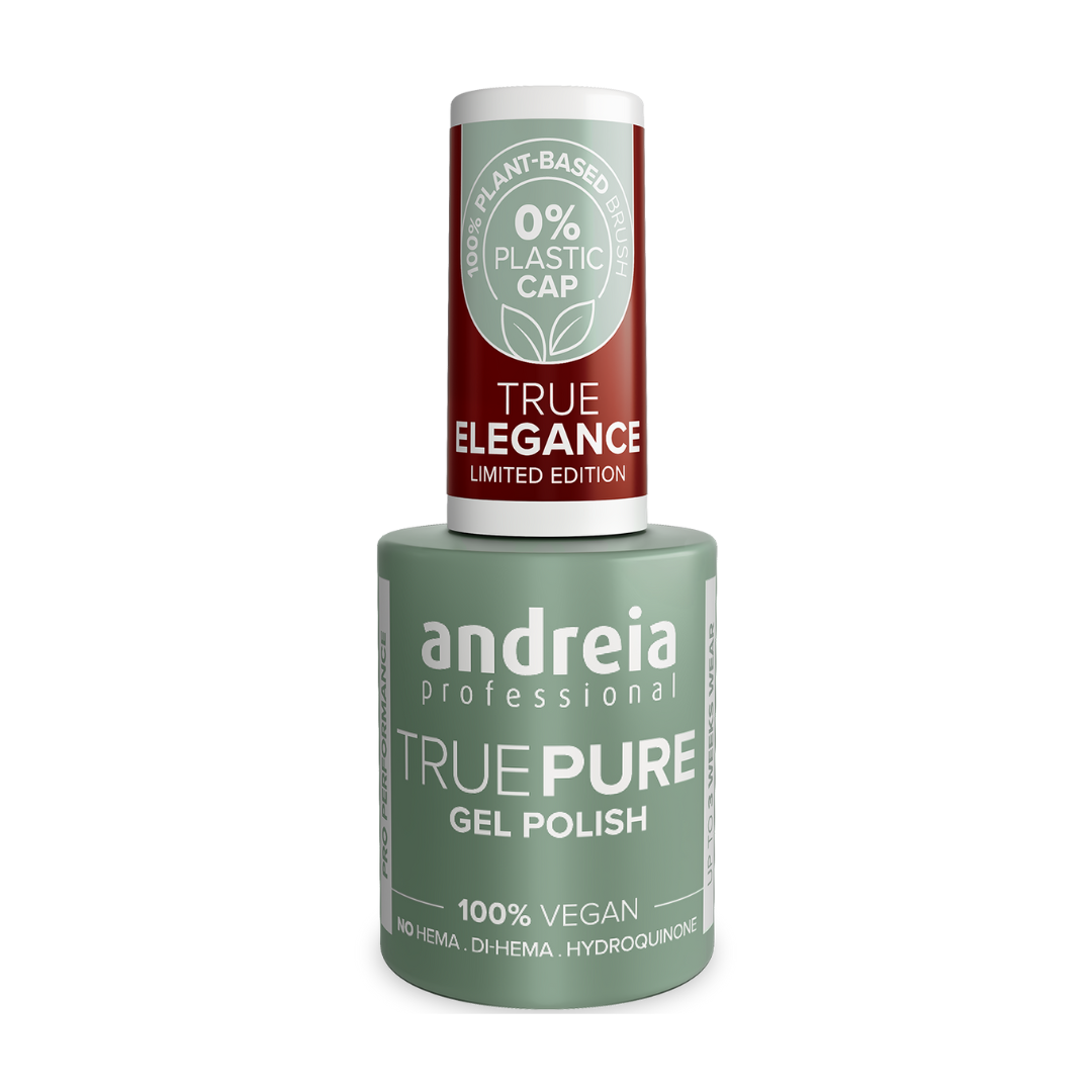 Andreia True Pure Verniz Gel 10,5ml TE4 Deep Mahogany – Castanho avermelhado