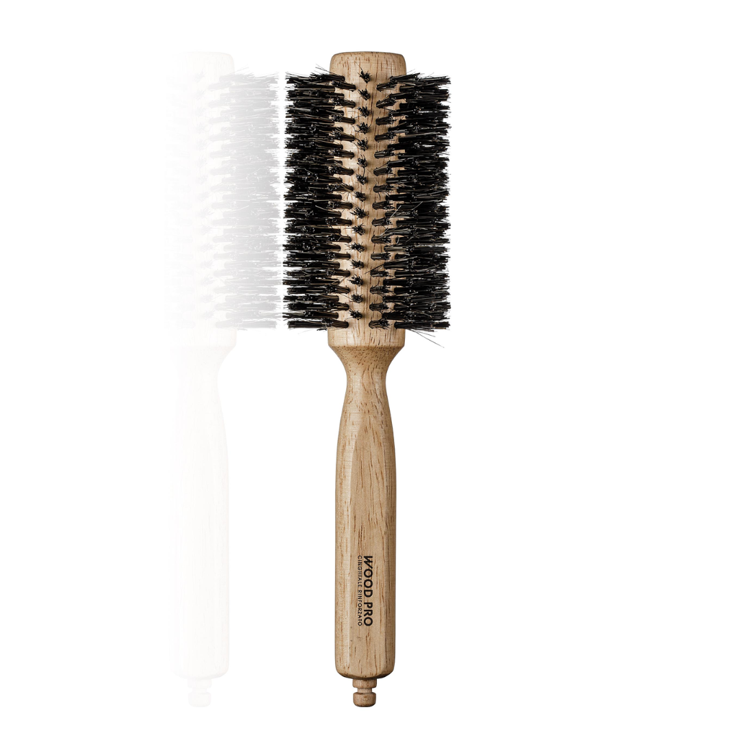Escova de Madeira com Cerdas Mistas Javali/Nylon 28mm