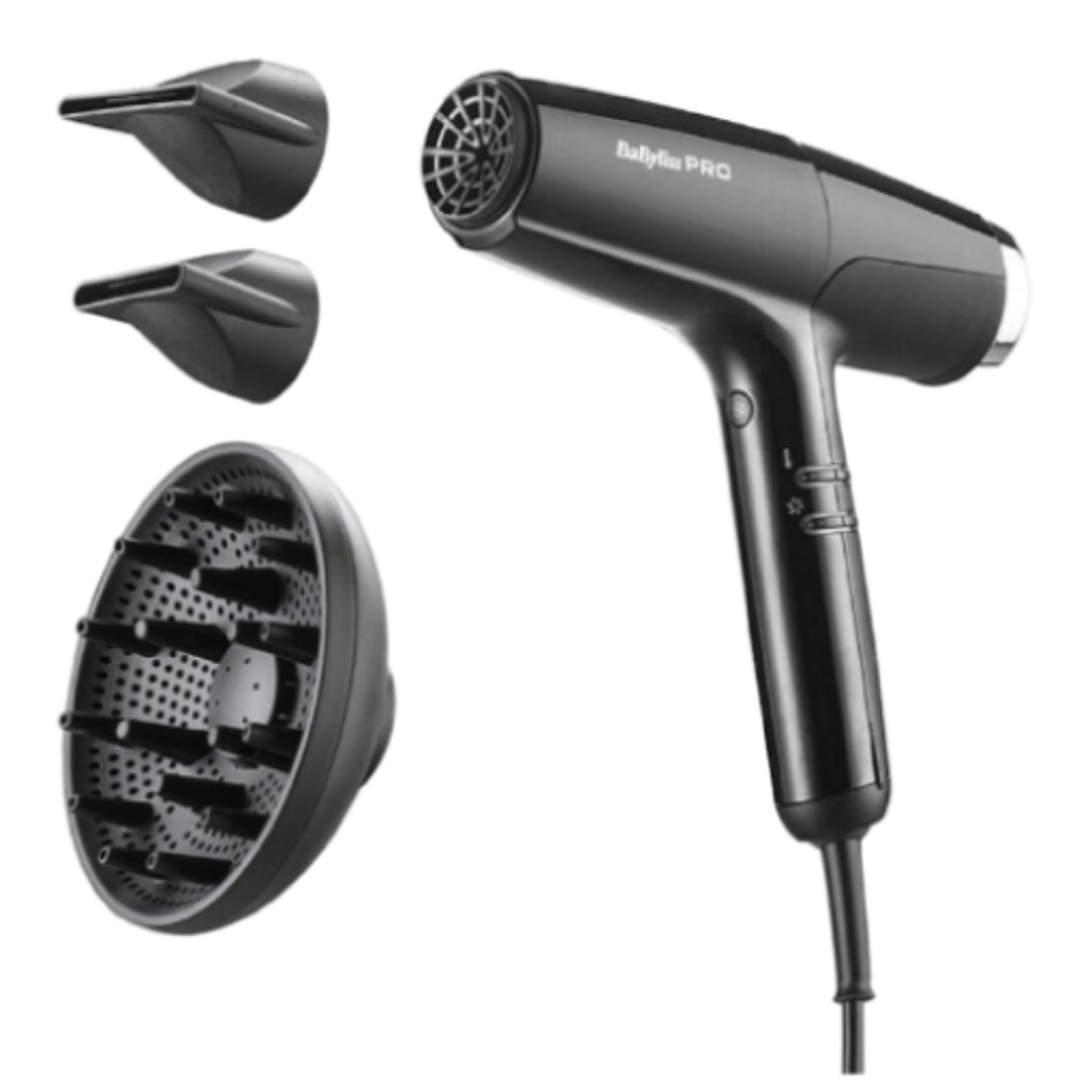 Babyliss Pro Falco Secador De Cabelo Profissional Prateado