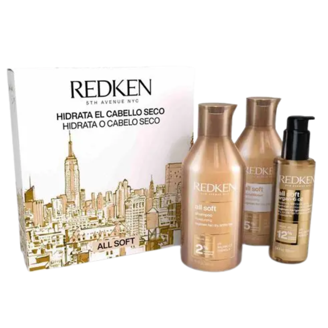 Coffret Spring 26 All Soft Redken - Kit Capilar