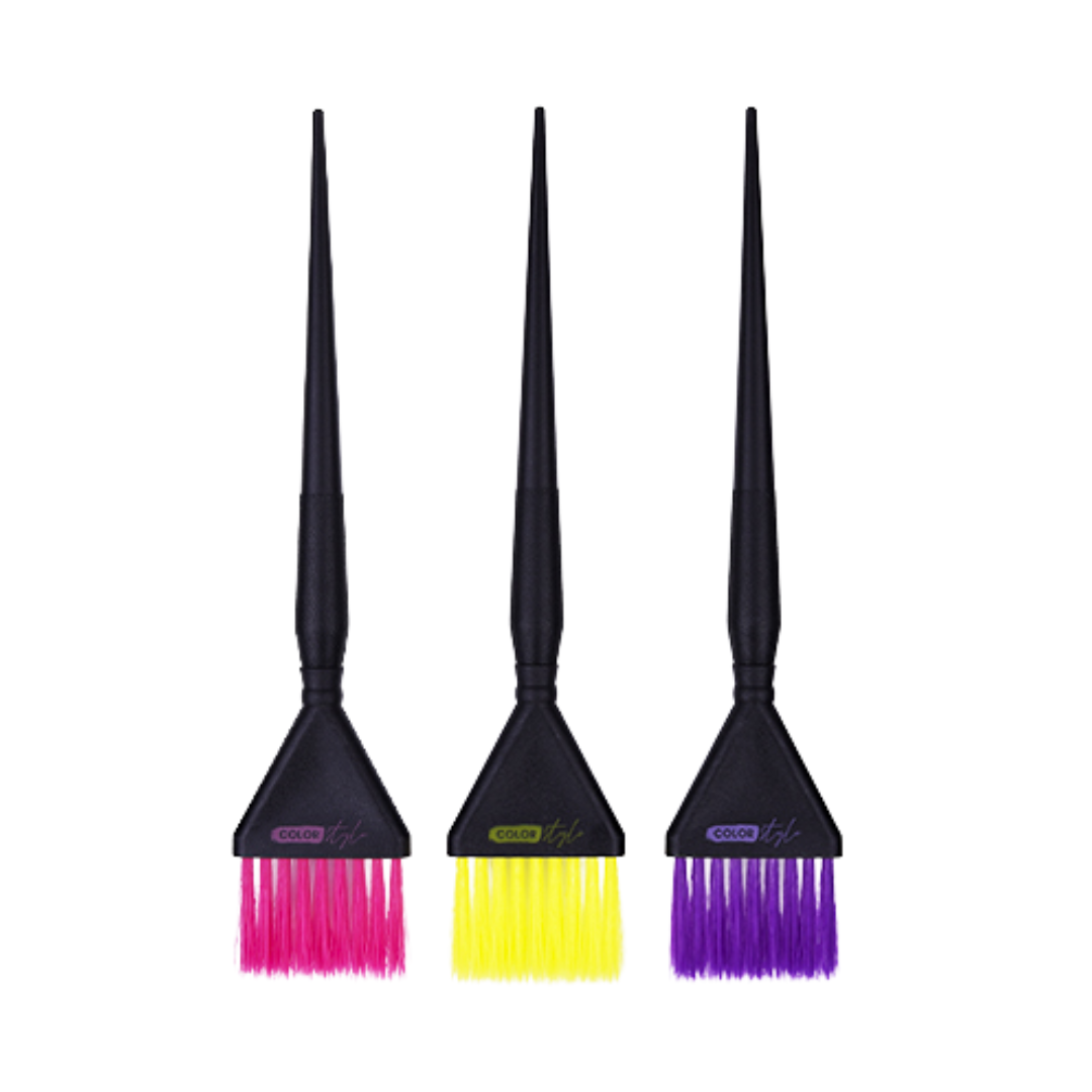 Conjunto de 3 Pincéis Color Style Trixy