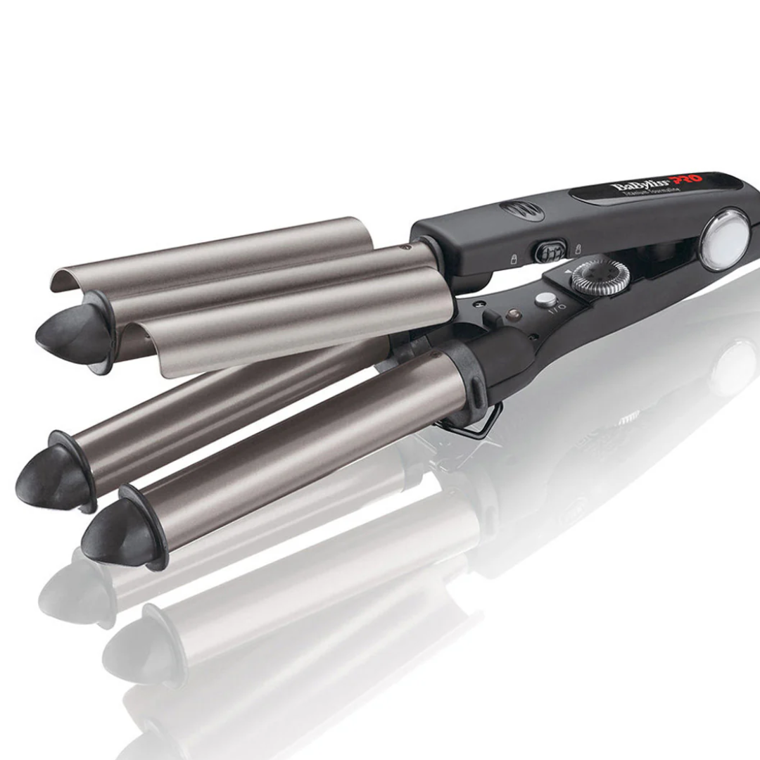 BabylissPRO Ferro Tripla Onda Titanium Tourmaline