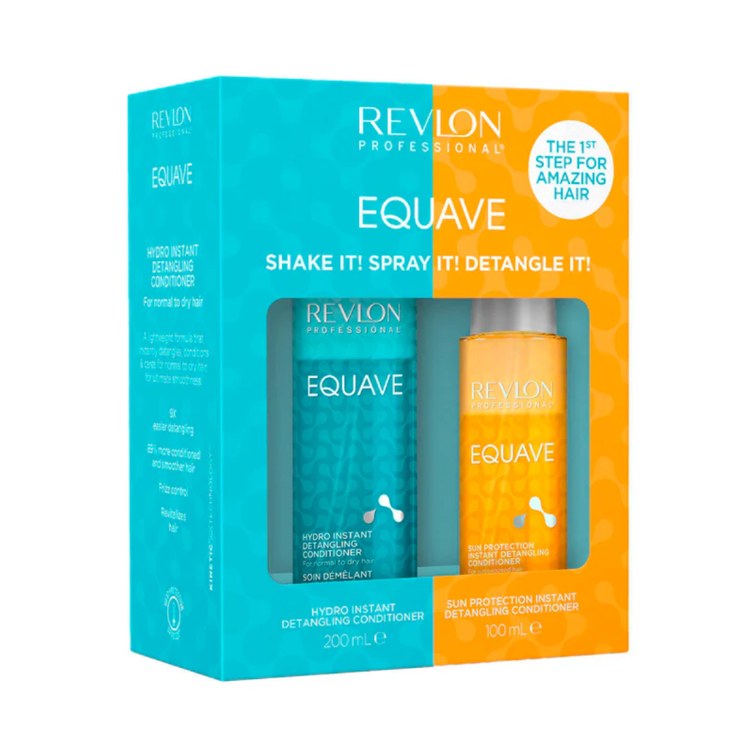 Revlon Equave Gift Set – Hydro Detangling Conditioner 200ml & Sun Protection Conditioner 100ml