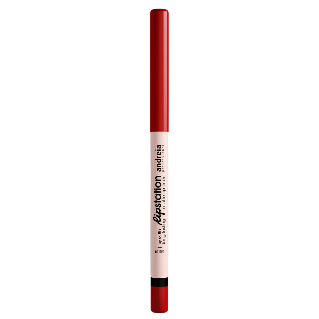 Andreia Lip Station Matte Lip Liner Lápis De Lábios Mate 02 Red