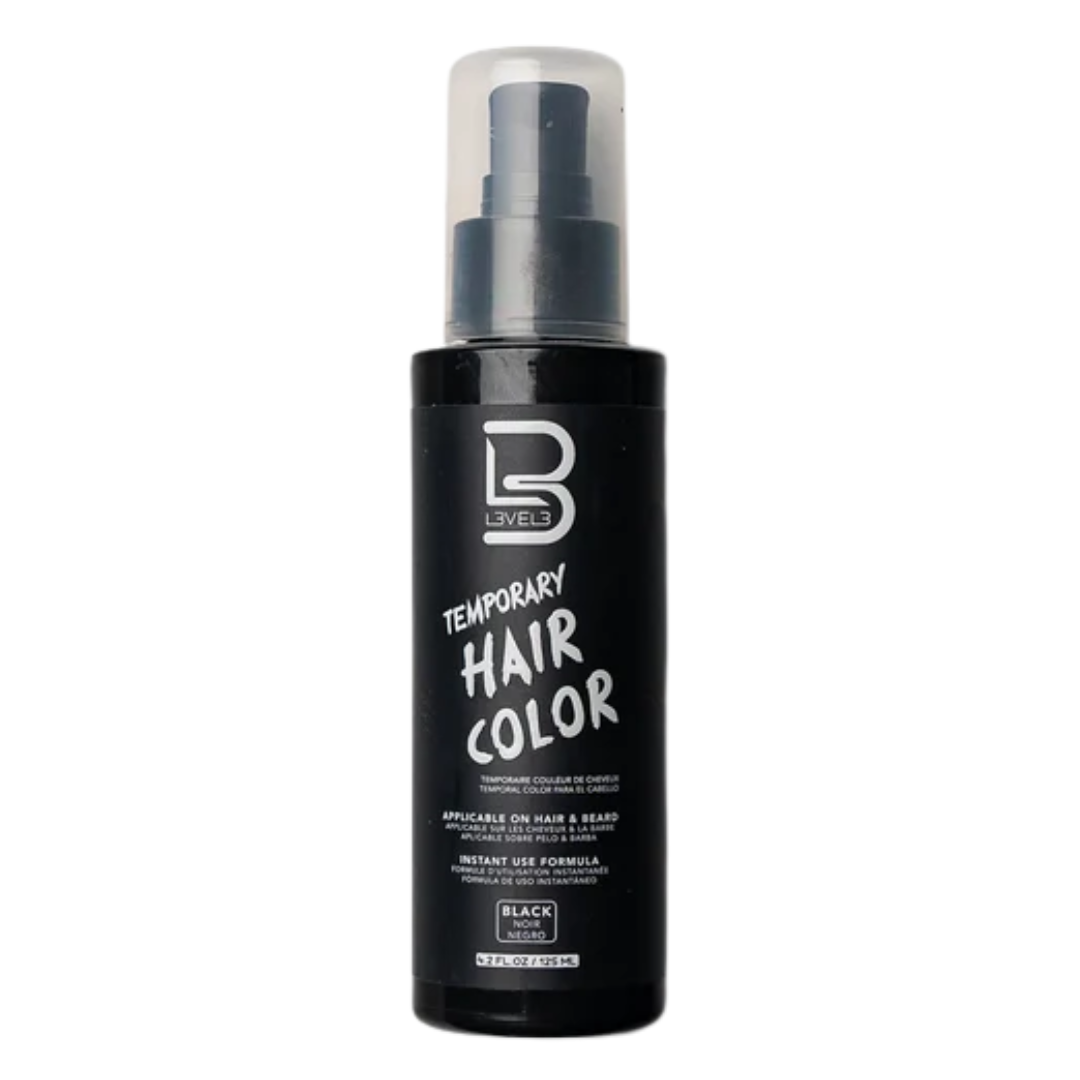 Level3 Tinta Temporária Preta para Cabelo e Barba 125ml