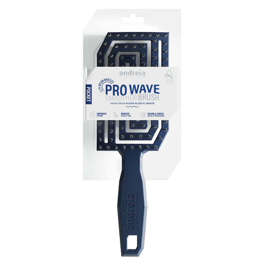 Pro Wave Smoother Brush Pocket – Night Blue