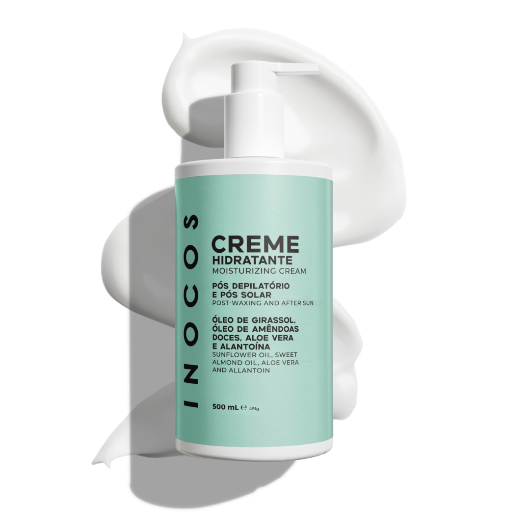 Creme Hidratante Pós-Depilatório e Pós-Solar 500ml