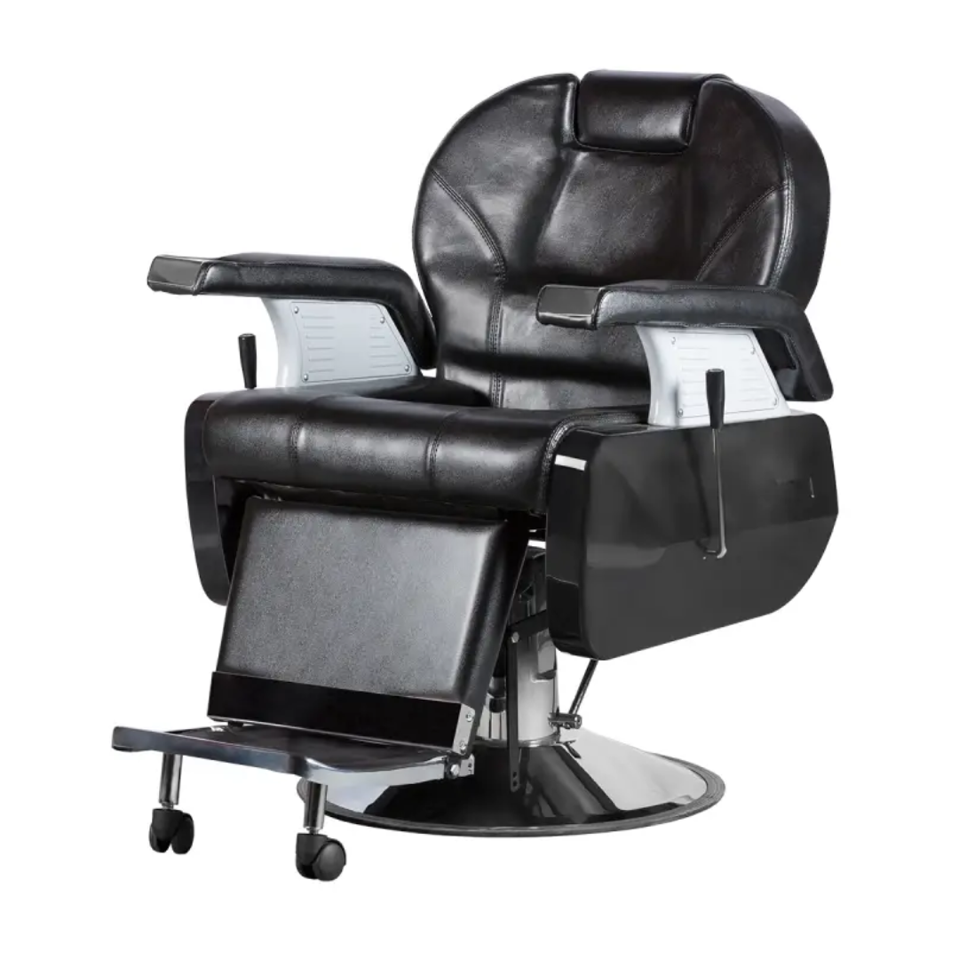 Cadeira de Barbeiro Siena Superluxe Preta