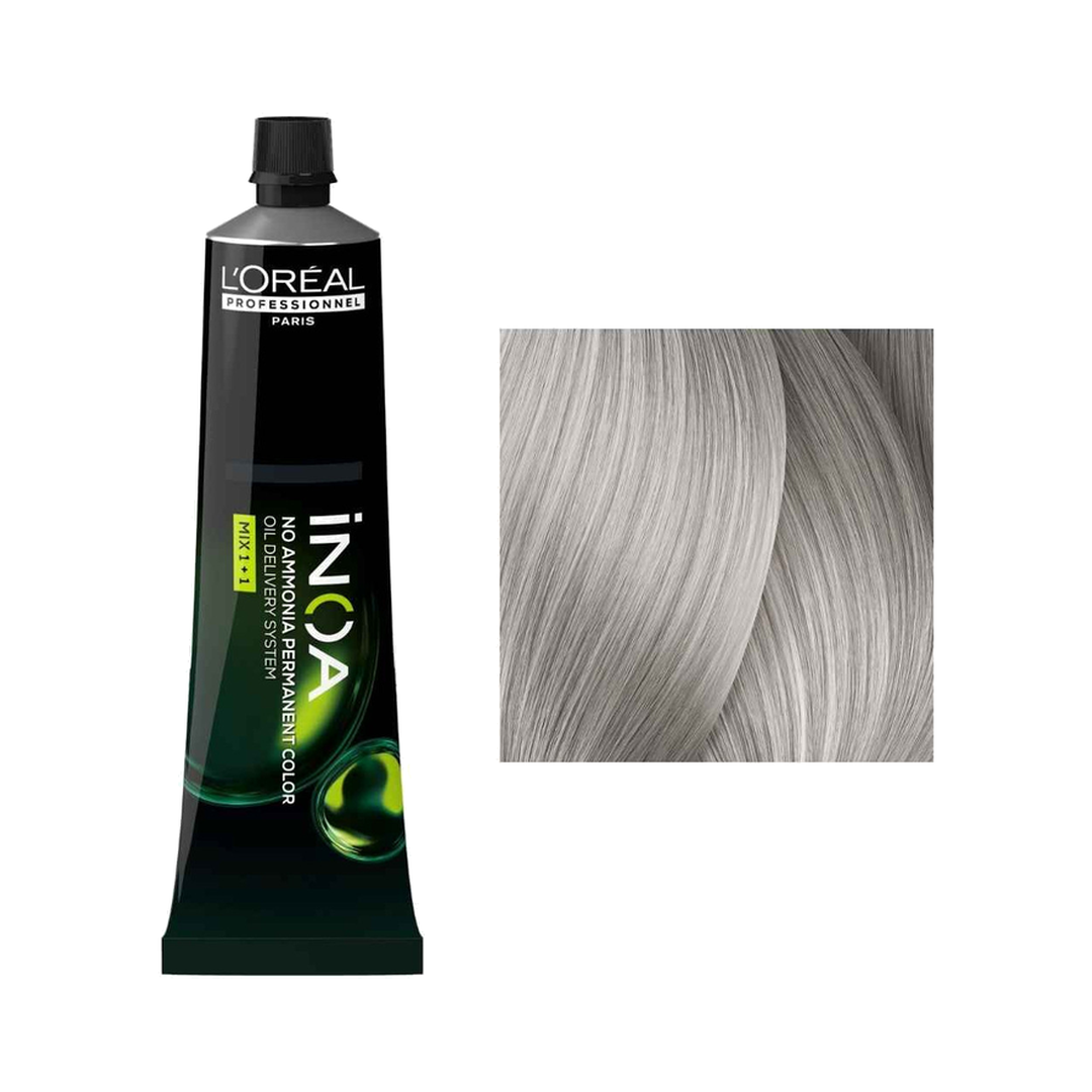 L´Oréal Professionnel iNOA 10.1 Louro Muito Muito Claro Cinza Coloração Permanente Sem Amoníaco 60 g