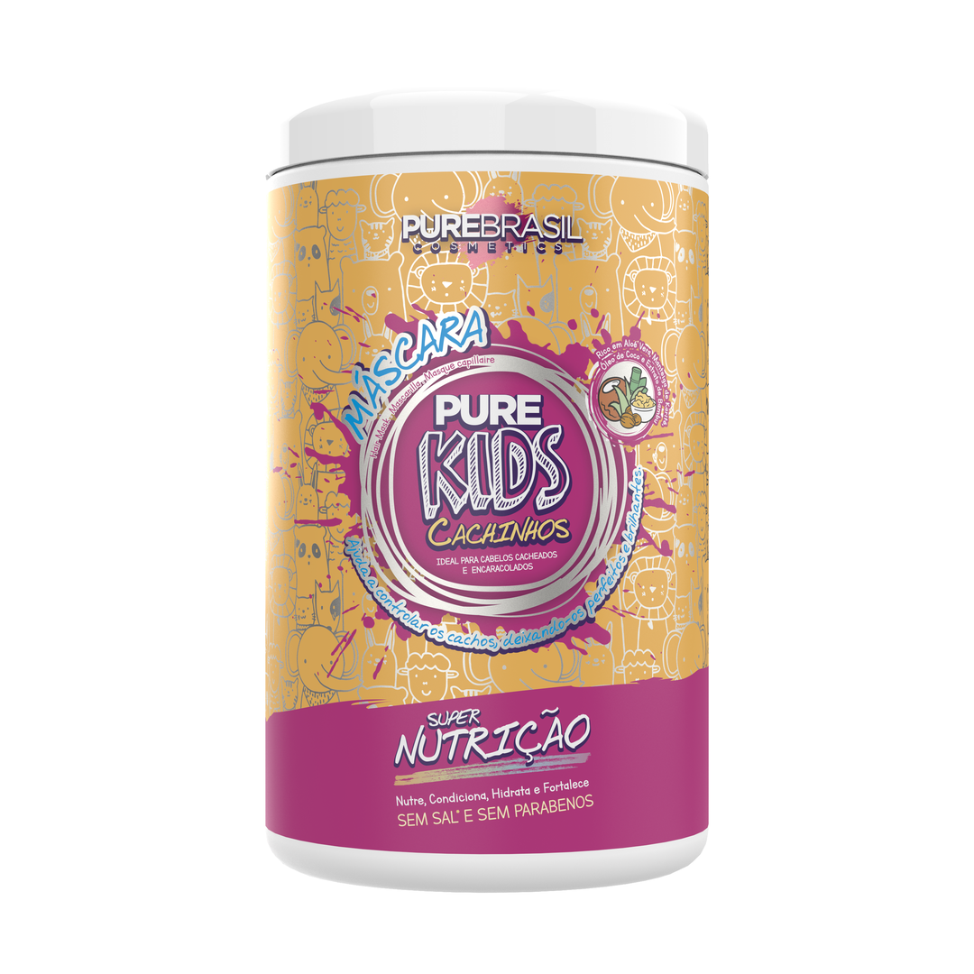 PureBrasil Pure Kids Cachinhos Máscara Infantil 1000 ml