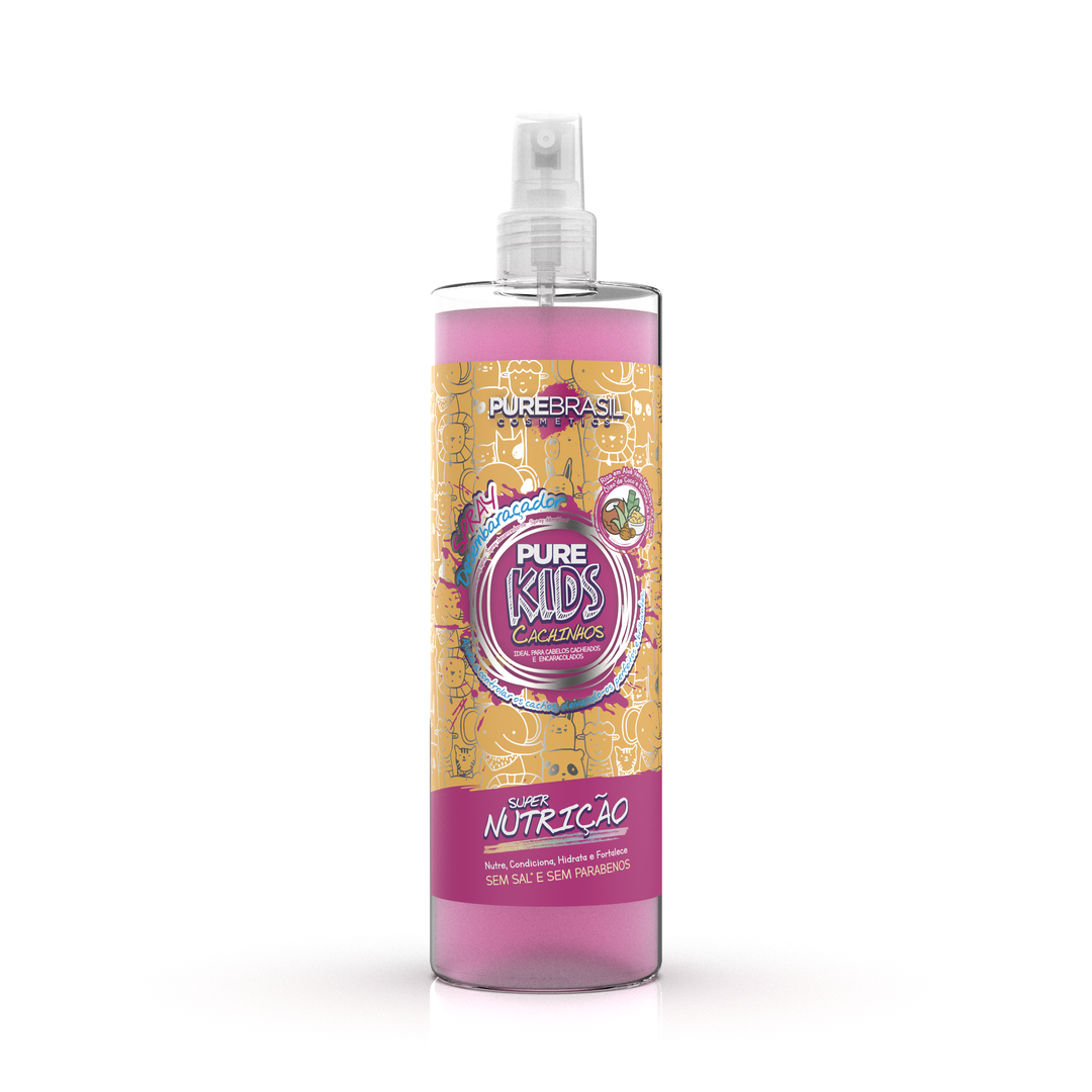 PureBrasil Pure Kids Cachinhos Spray Desembaraçador 500 ml