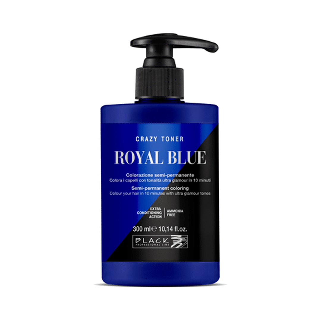 BLACK Crazy Toner Coloração Semipermanente Royal Blue 300 ml