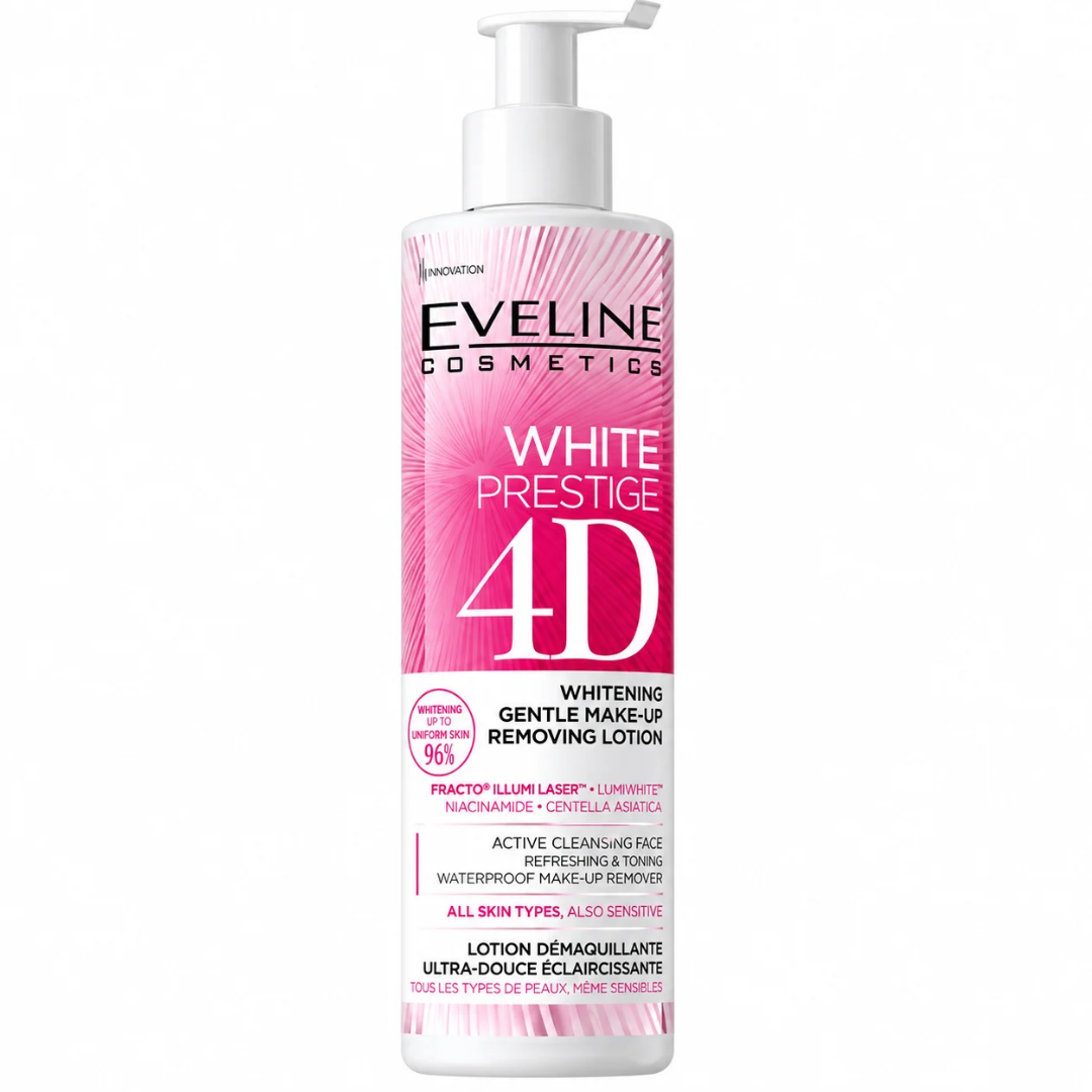 Eveline Loção Desmaquilhante White Prestige 4D – 245ml