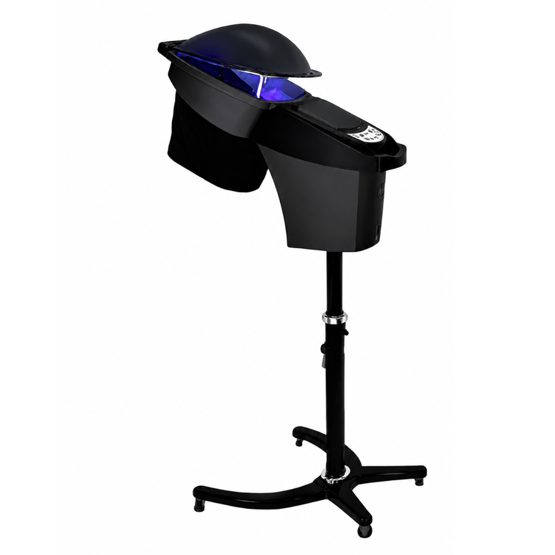Vaporizador De Cabelos Com Funçao de Ozono Preto
