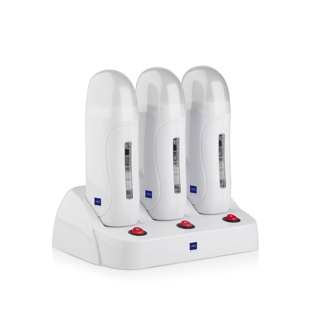 Trio Roller – Conjunto Profissional de 3 Aquecedores de Cera Roll-On
