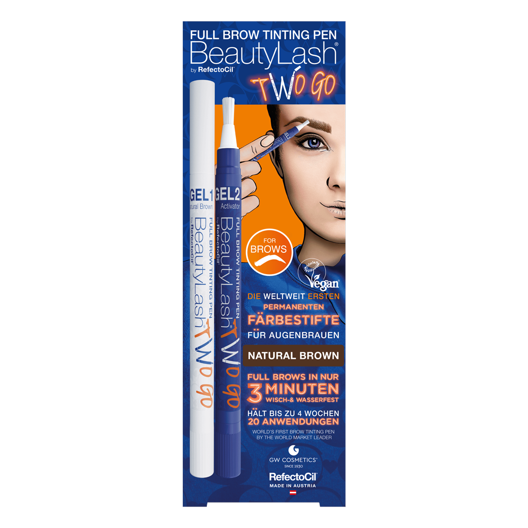 RefectoCil BeautyLash TWO GO Caneta de Coloração de Sobrancelhas Natural Brown