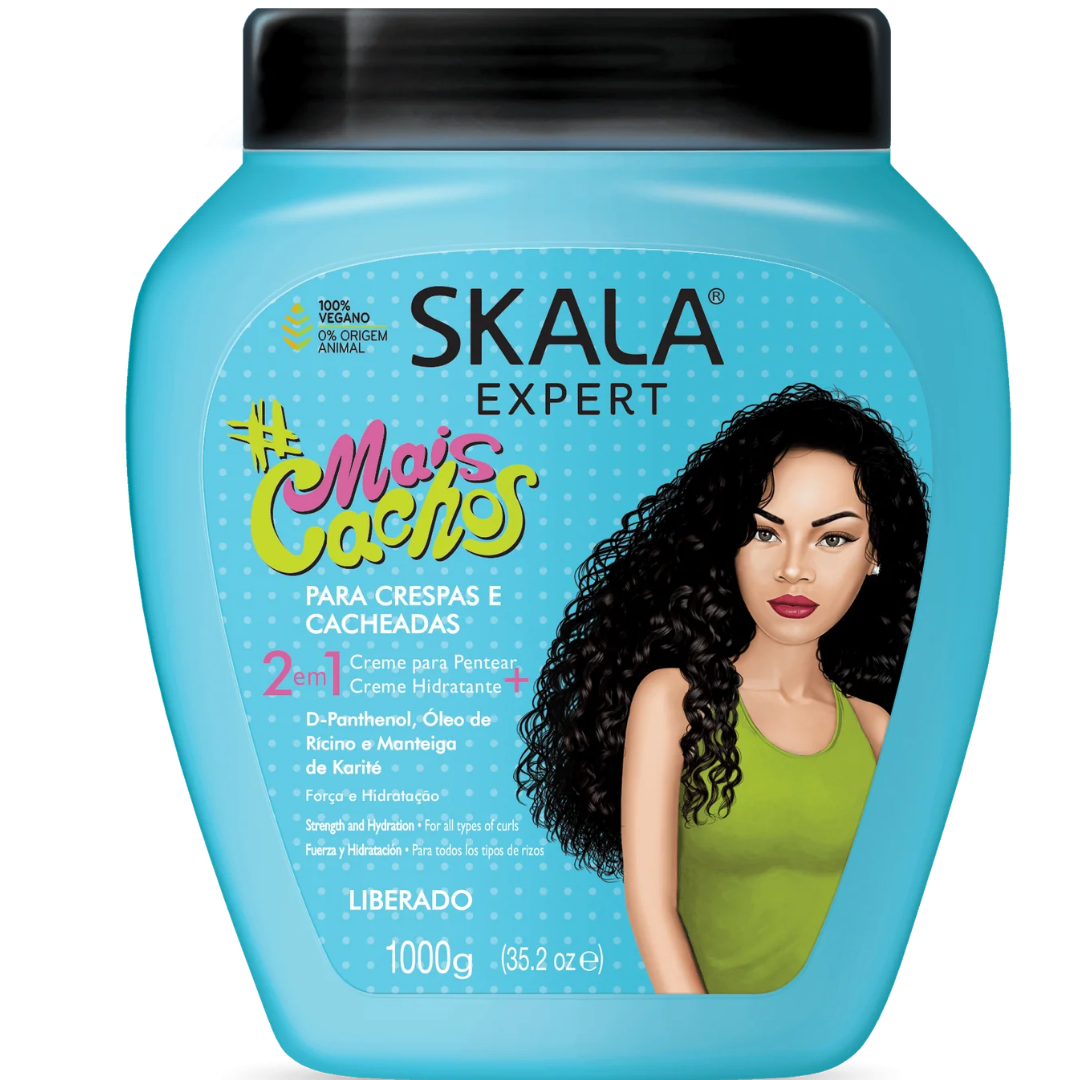 Skala Creme Condicionante 2 Em 1 Mais Cachos 1kg