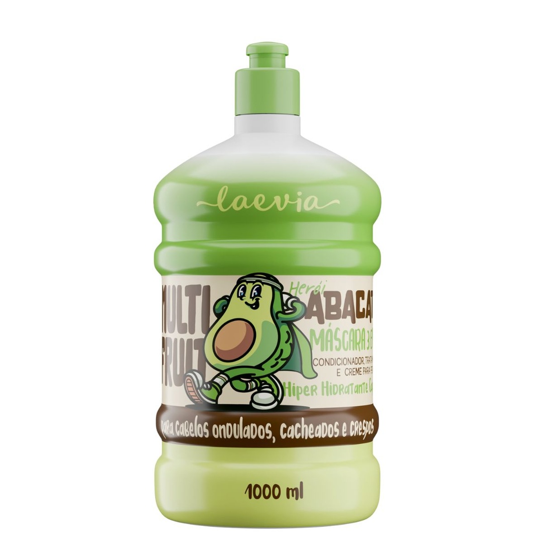 Laevia Multi Fruit Máscara 3 em 1 Abacate Hero 1000 ml