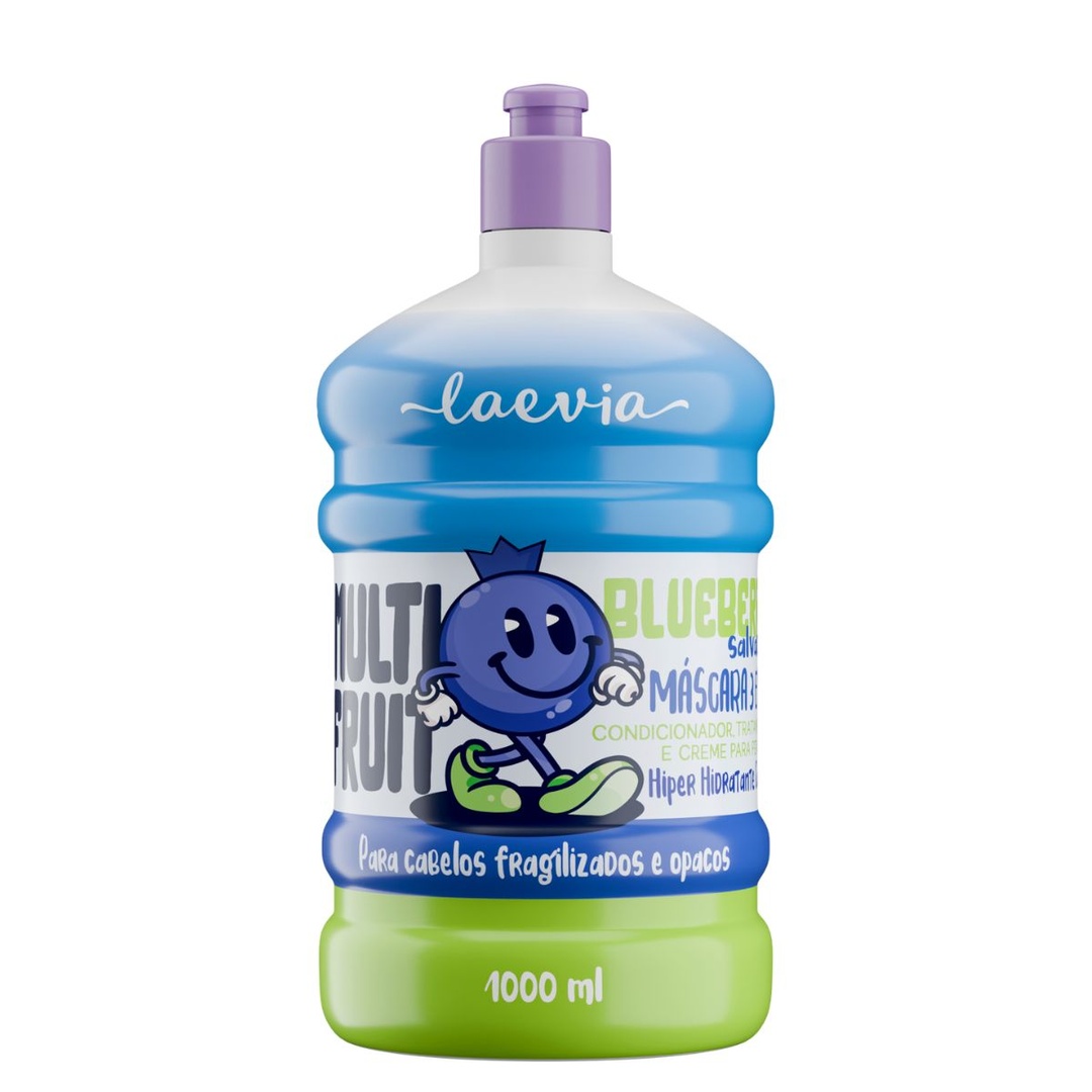 Laevia Multi Fruit Máscara 3 em 1 Mirtilo Savior 1000 ml
