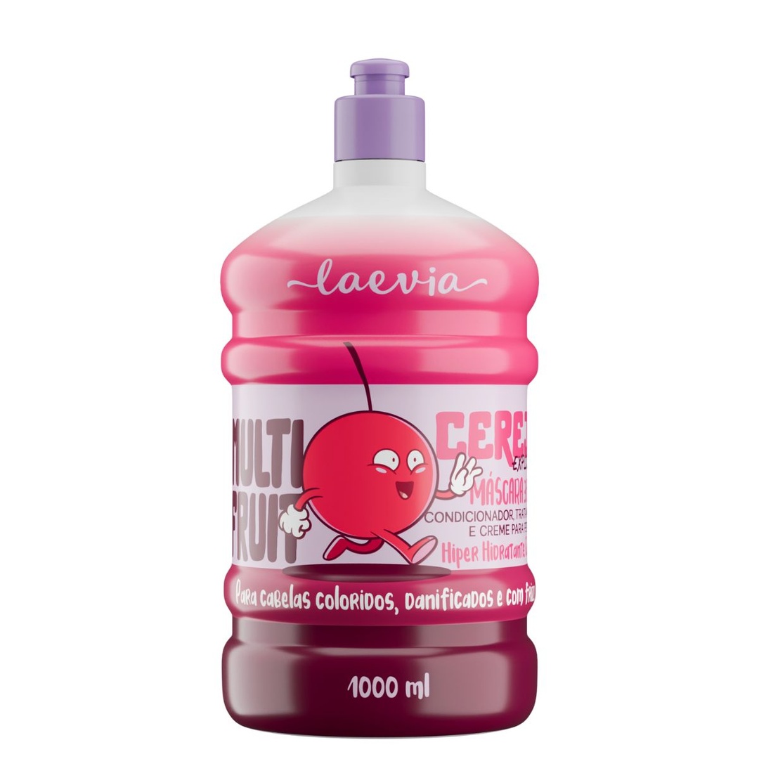 Laevia Multi Fruit Máscara 3 em 1 Cherry Crazy 1000 ml