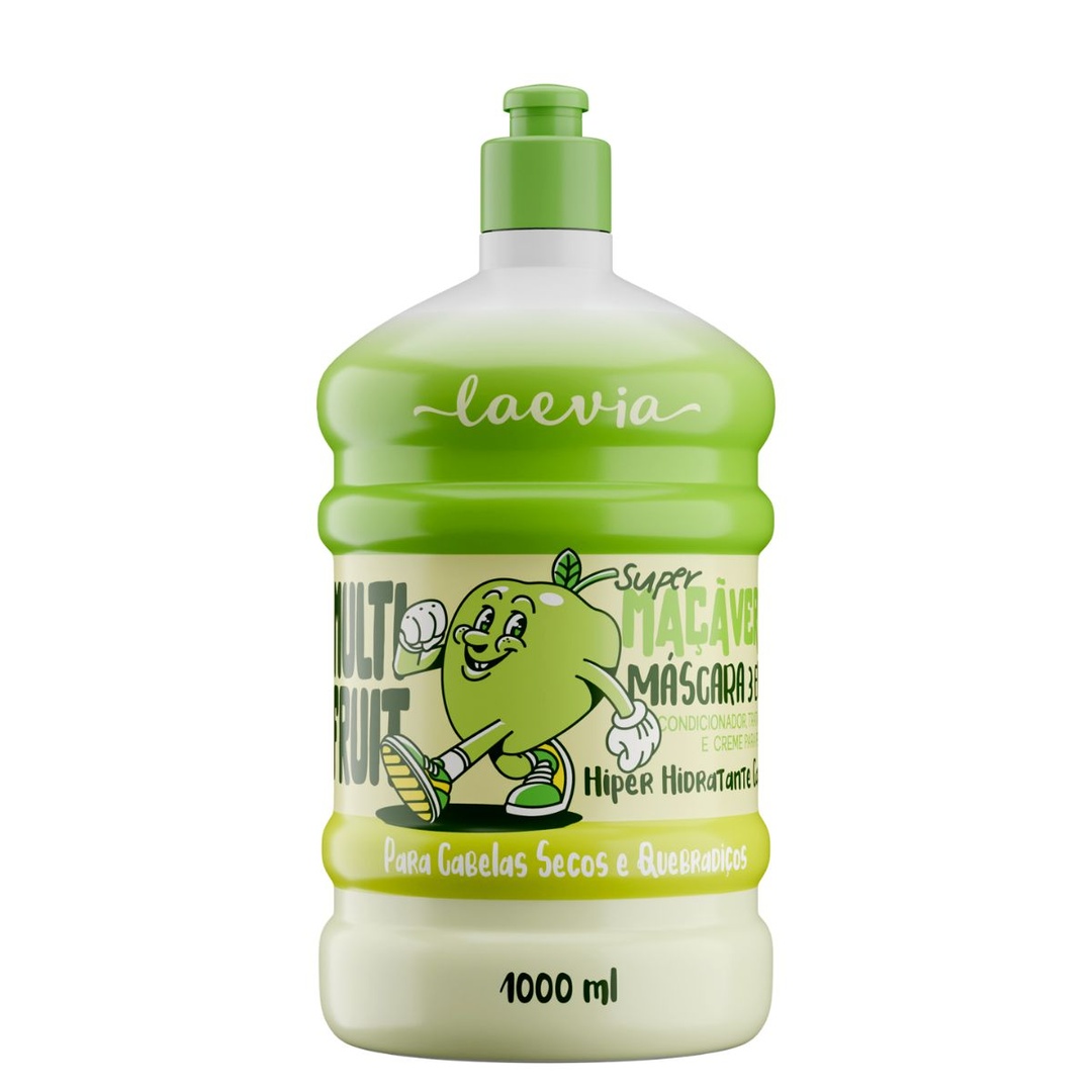 Laevia Multi Fruit Máscara 3 em 1 Maçã Verde 1000 ml