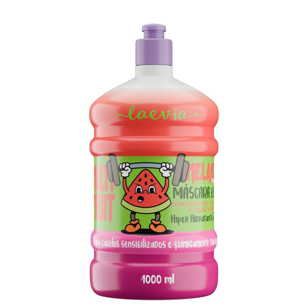 Laevia Multi Fruit Máscara 3 em 1 Melancia Powerful 1000 ml
