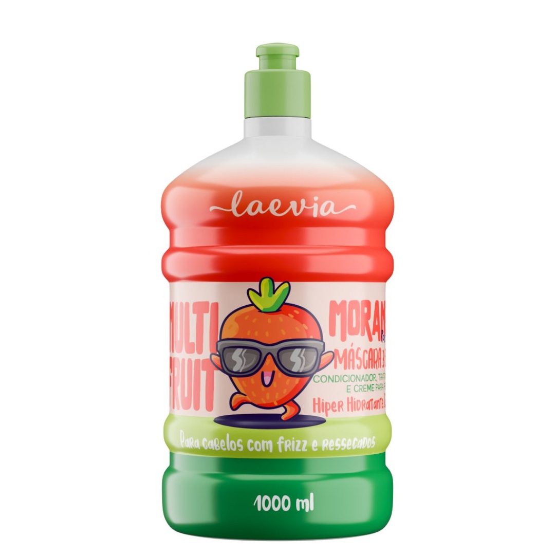 Laevia Multi Fruit Máscara 3 em 1 Morango Radical 1000 ml